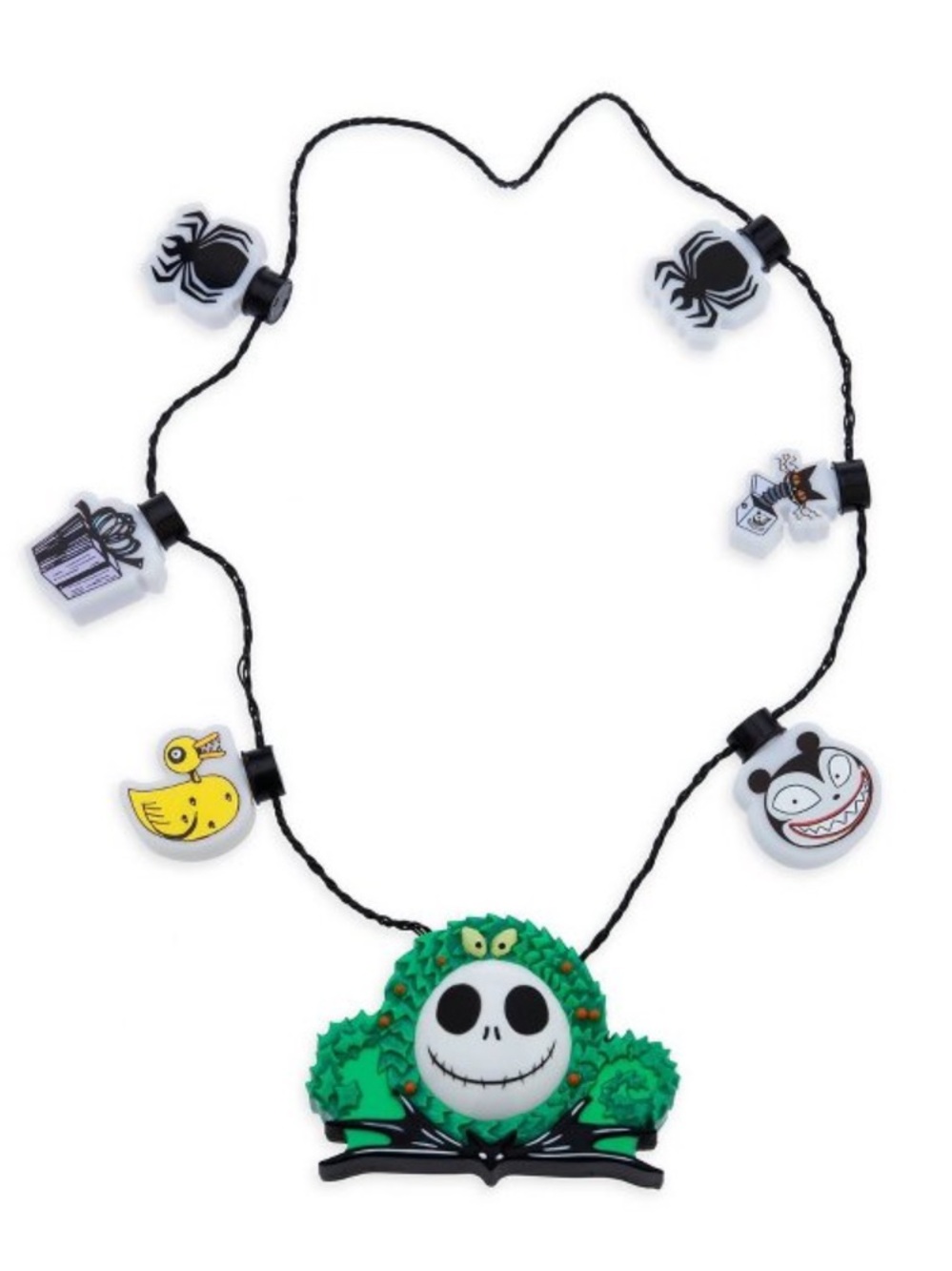 DISNEY PARKS NWT nightmare before Christmas light up necklace